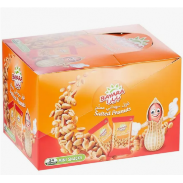 BAYARA SALTED PEANUTS 24X13GM