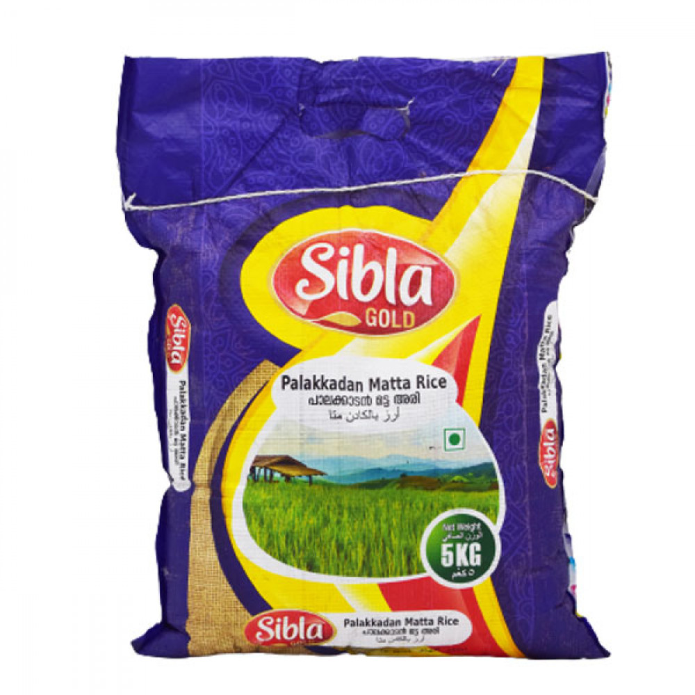 SIBLA GOLD PALAKKADAN MATTA RICE 5 KG SIBLA GOLD PALAKKADAN MATTA RICE 5 KG