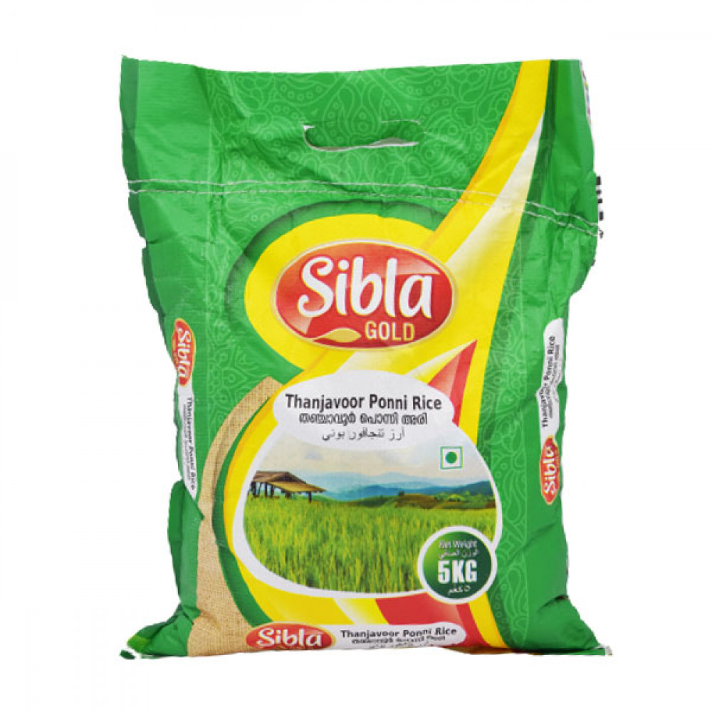 SIBLA THANJAVUR PONNI RICE 5KG SIBLA THANJAVUR PONNI RICE 5KG
