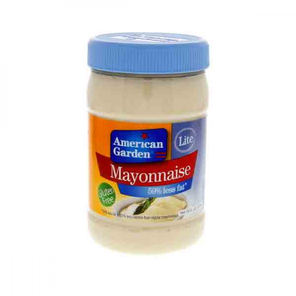 American Garden Mayonnaise Lite 473Ml  American Garden Mayonnaise Lite 473Ml