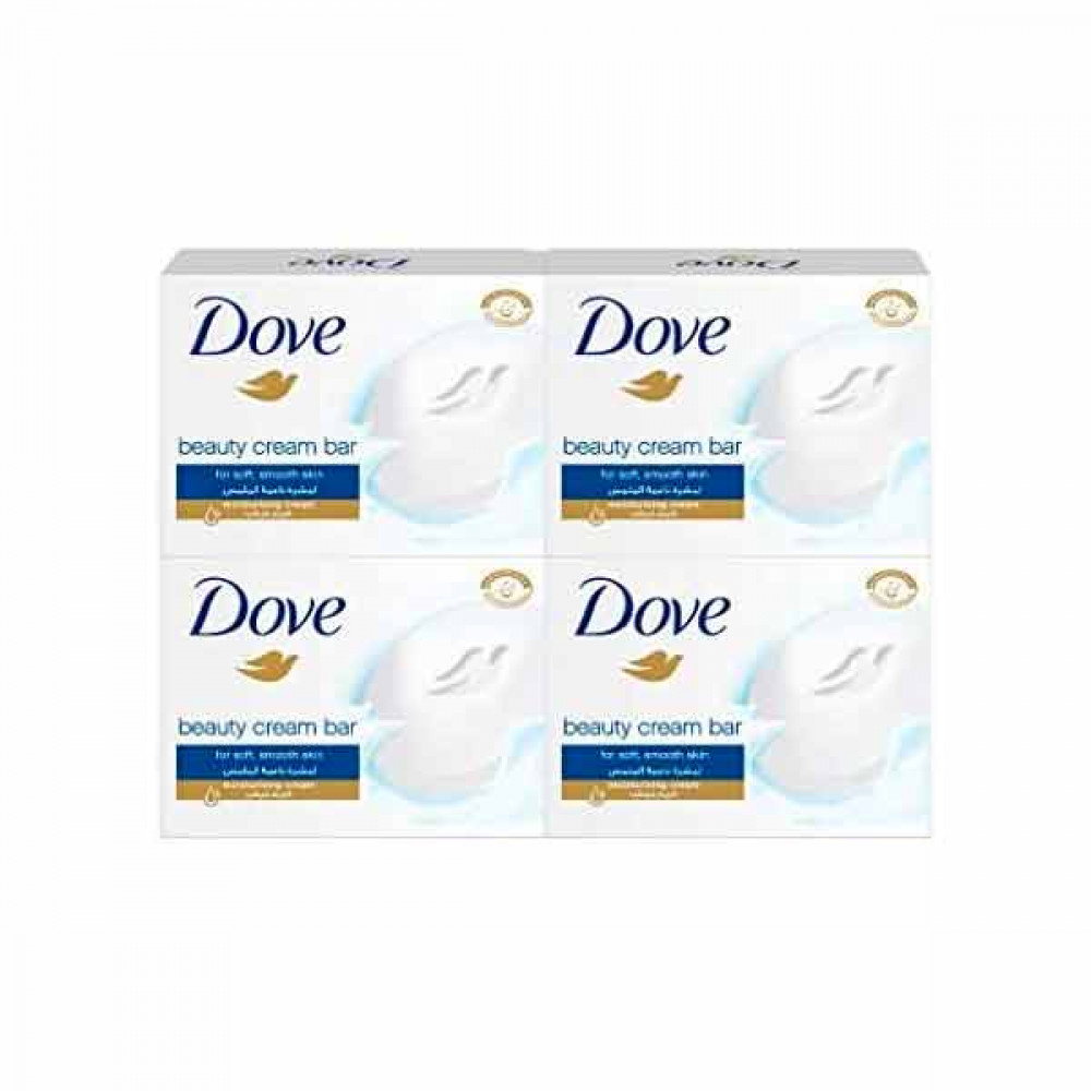 Dove Cream Bar White 4 x 160gm  Dove Cream Bar White 4 x 160gm