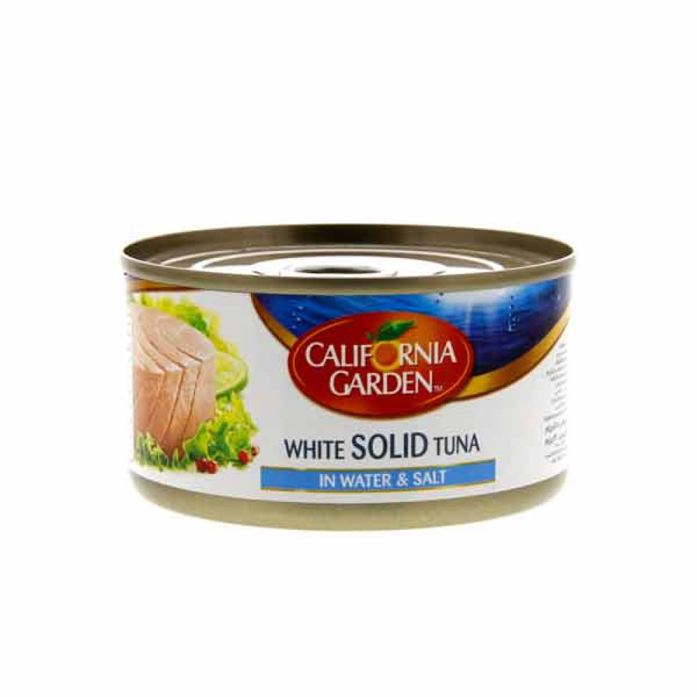 CALIFORNIA GARDEN WHITE SOLID TUNA IN WATER 185GM 