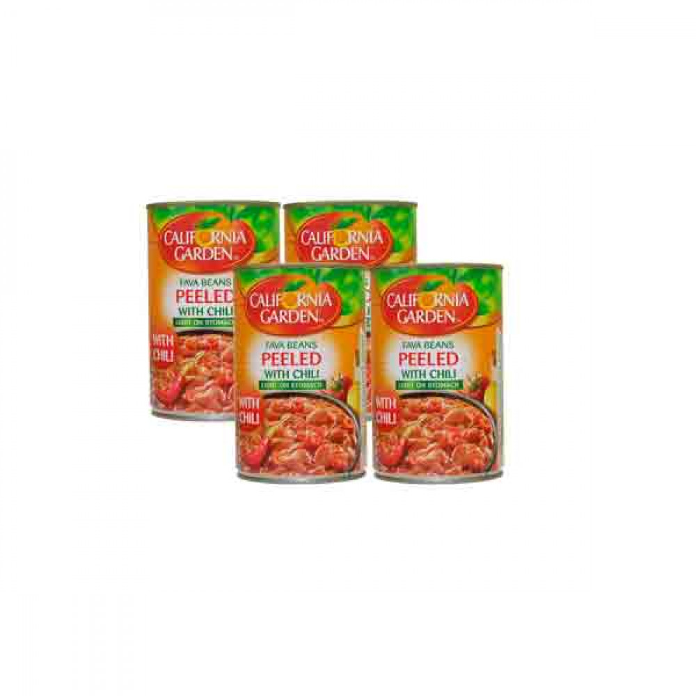 CALIFORNIA GARDEN FOUL WITH CHILLI 4 X 450 GM CALIFORNIA GARDEN FOUL WITH CHILLI 4 X 450 GM