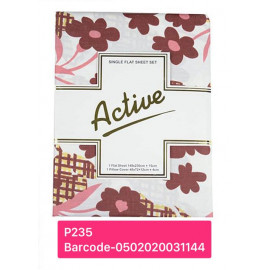 Active Flat Bed Sheet Single