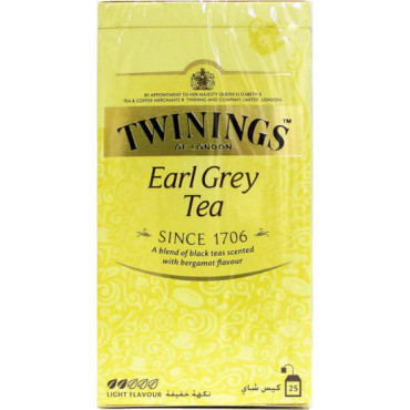 TWININGS EARL GREY TEA BAGS 25S