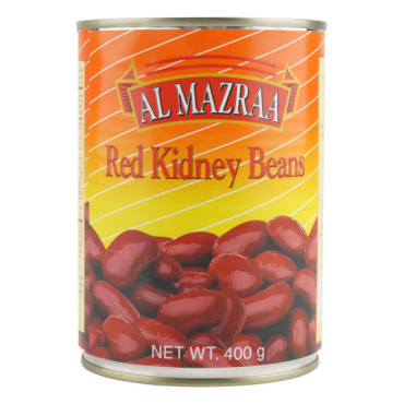 AL MAZRAA RED KIDNEY BEANS 400GM 