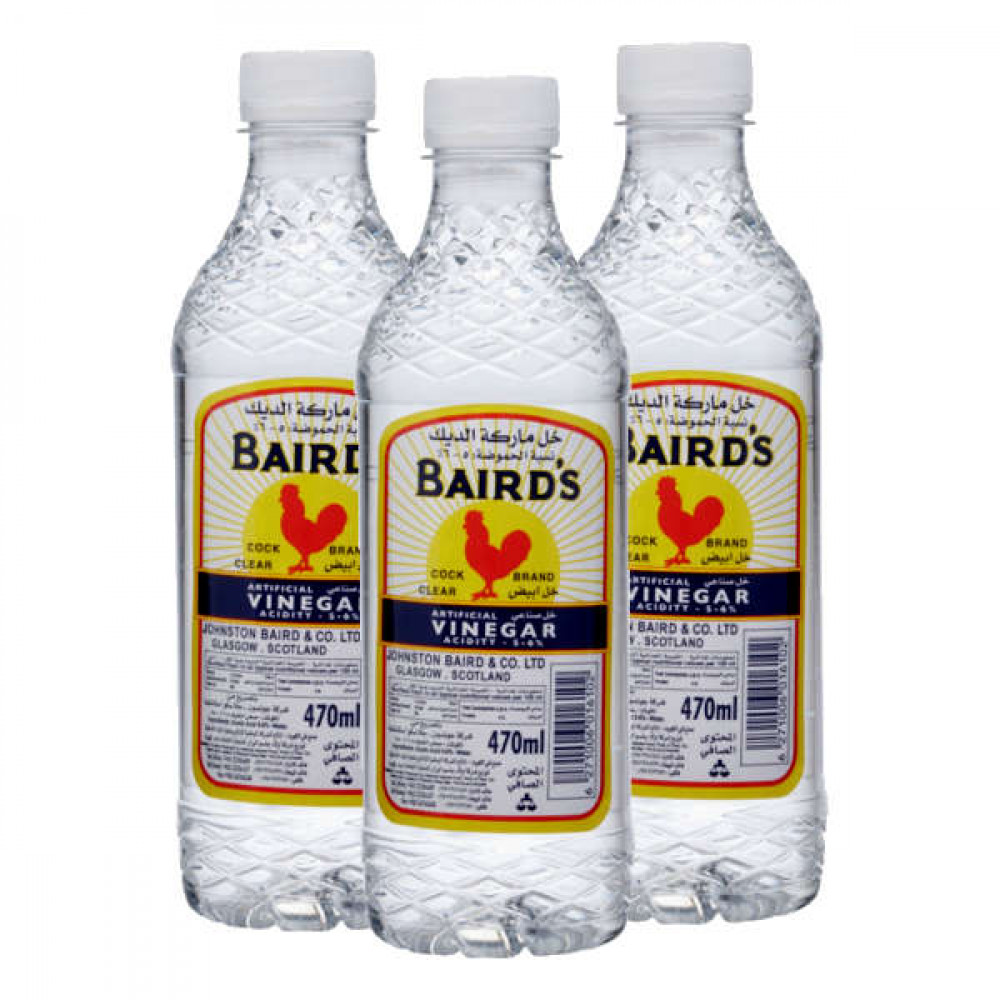 Baird-s White Vinegar 3 x 470ml  Baird-s White Vinegar 3 x 470ml