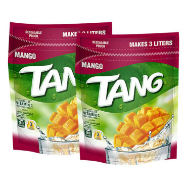 TANG INSTANT FRUIT DRINK POWDER MANGO 2 X 375GM 