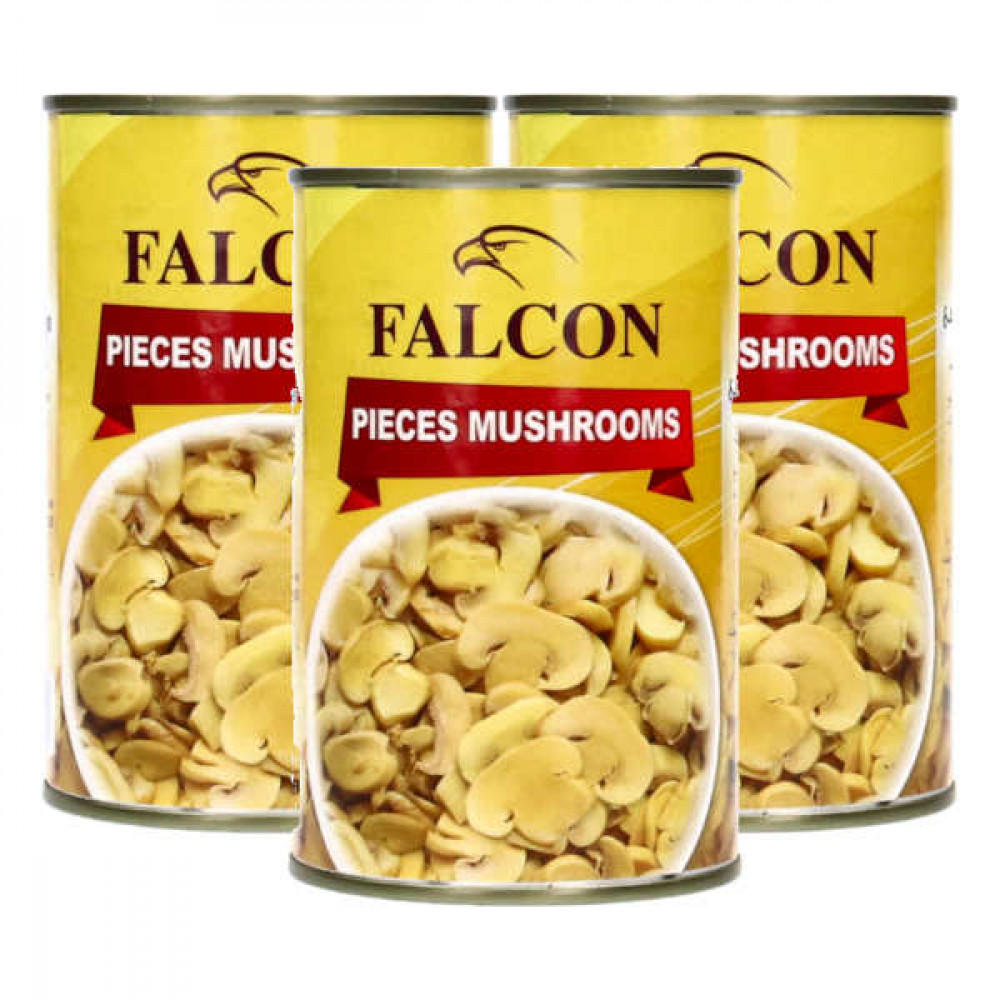 Falcon Mushroom Pieces 425gm 2 + 1 Free  Falcon Mushroom Pieces 425gm 2 + 1 Free