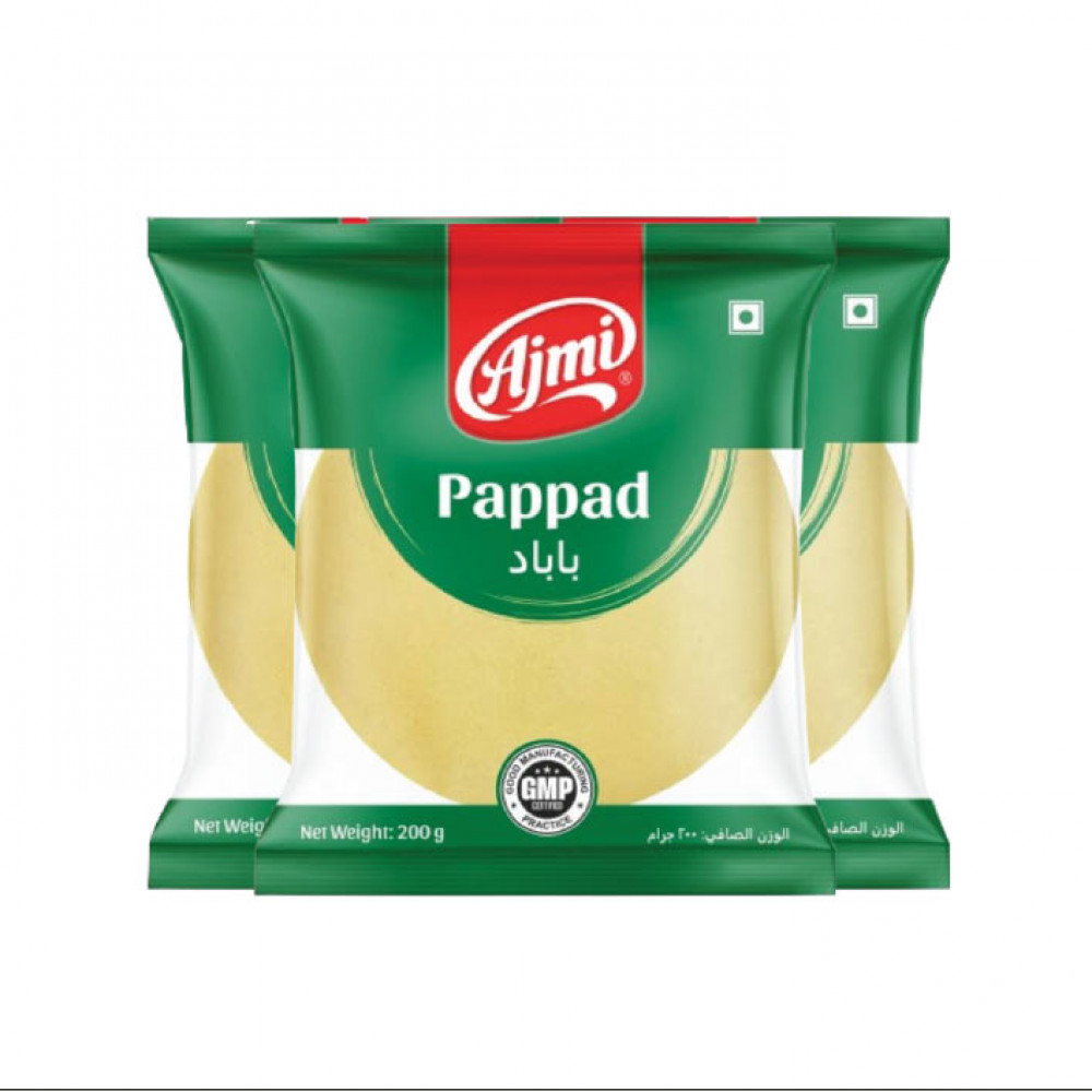 Ajmi Pappad 3 X 200Gm