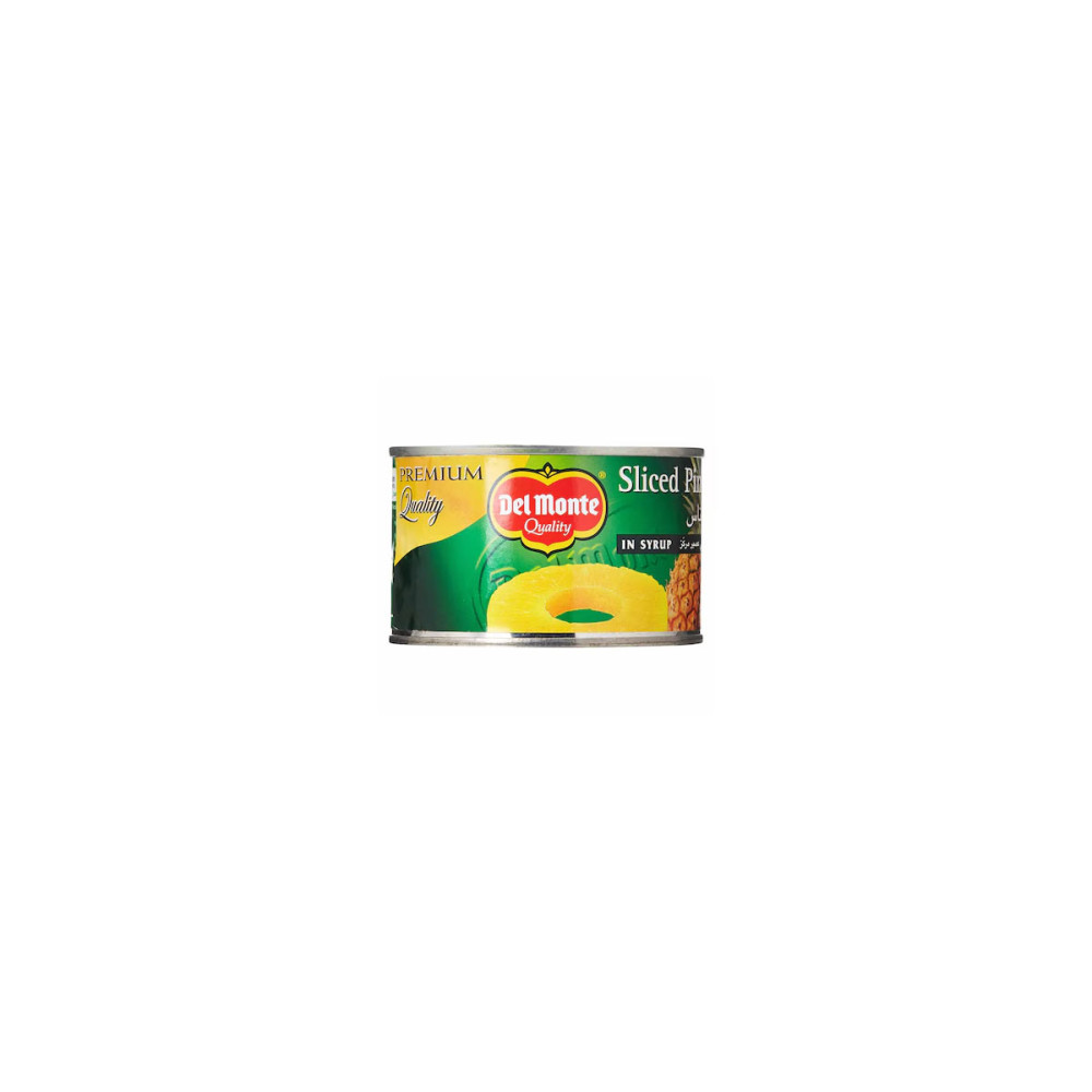 DELMONTE SLICED PINEAPPLEIN SYRUP 235 GM