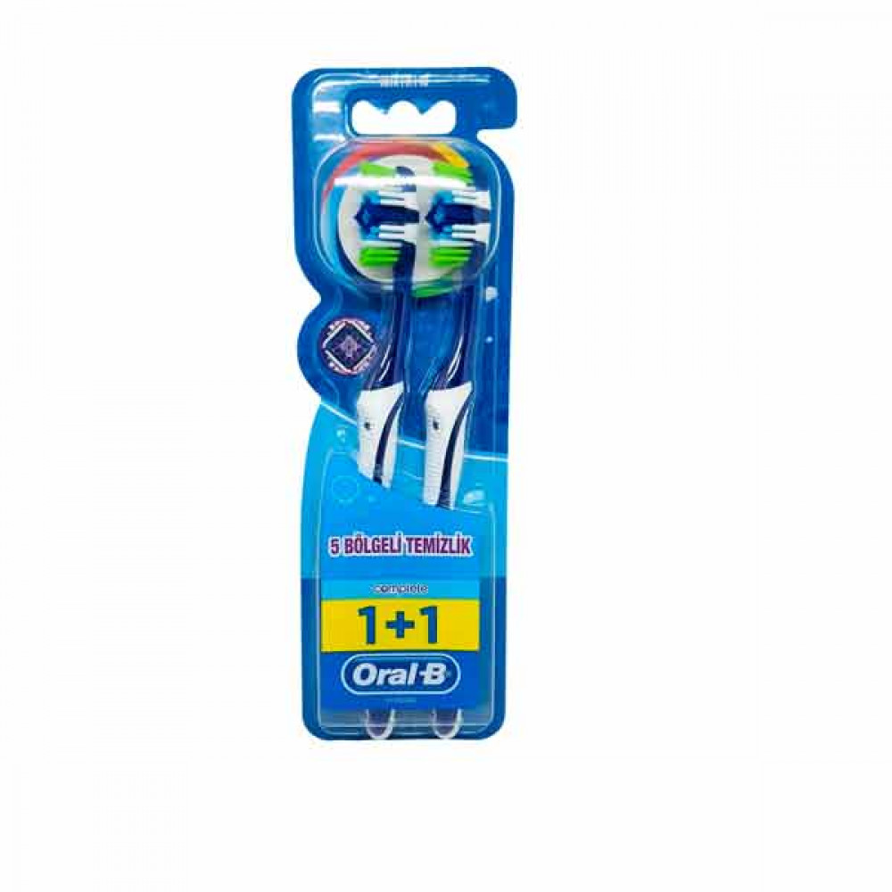 Oral B Tooth Brush Compleate 5 Way Clean 1+1  Oral B Tooth Brush Compleate 5 Way Clean 1+1