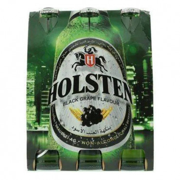 Holsten Malt Beverage Black Grape 6 x 330ml 