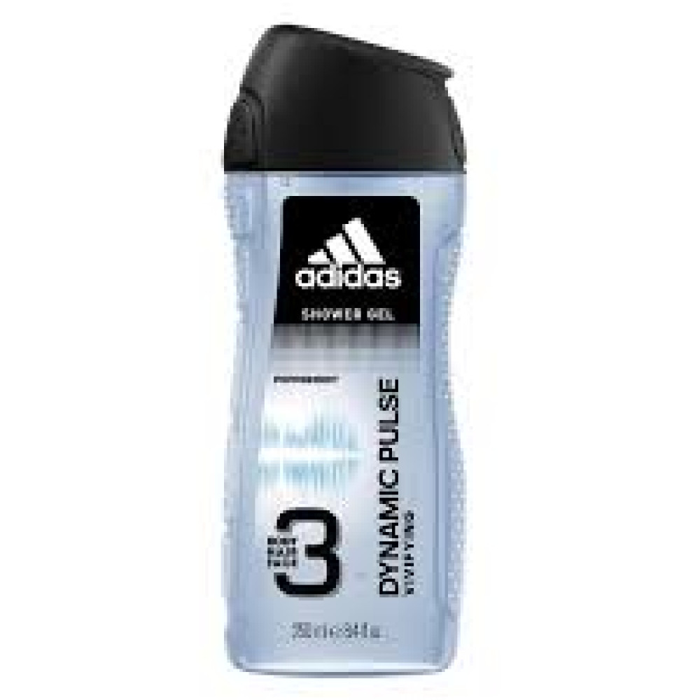 ADIDAS SHOWER GEL 3 IN 1 DYNAMIC PULSE 250ML