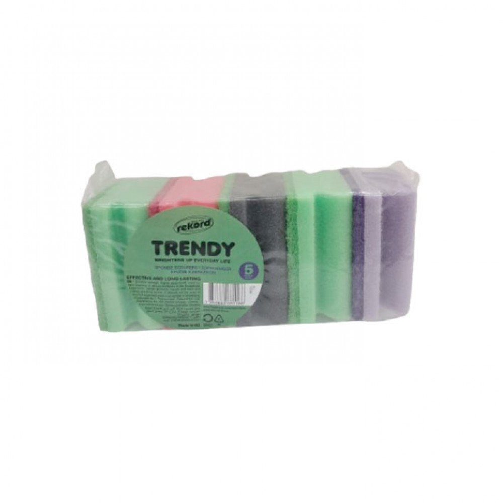 Rekord Trendy Sponge With Grip 5'S