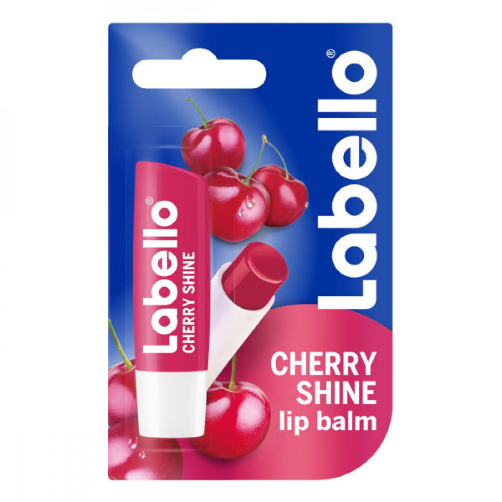 Labello Lip Balm Cherry Shine 4.8gm  Labello Lip Balm Cherry Shine 4.8gm