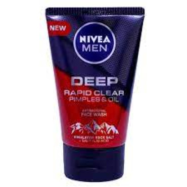 NIVEA MEN DEEP RAPID CLEAR PIMPLES & OIL FW 100ML