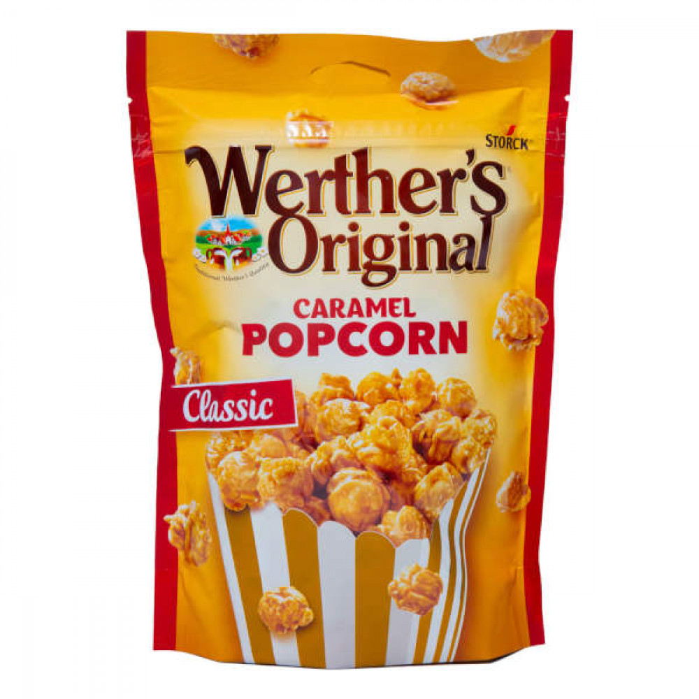 Werther's Original Caramel Popcorn Classic 140gm  Werther's Original Caramel Popcorn Classic 140gm
