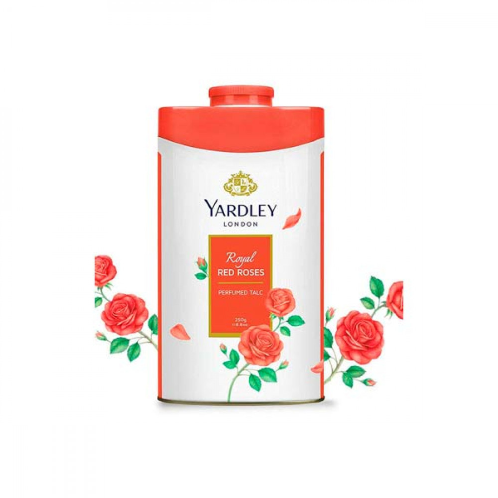 Yardley Perfumed Talc Rose 250gm  Yardley Perfumed Talc Rose 250gm
