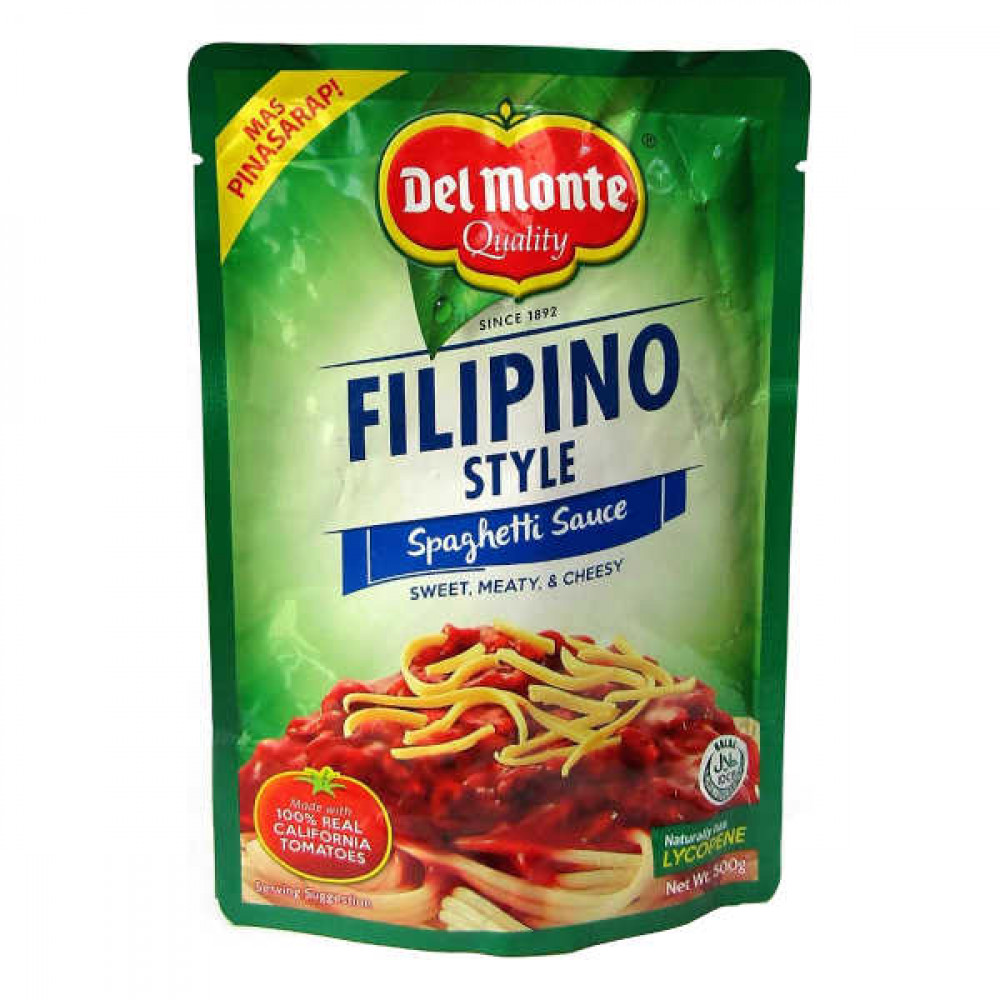 Delmonte Spaghetti Sauce Filipino Style 500gm  Delmonte Spaghetti Sauce Filipino Style 500gm