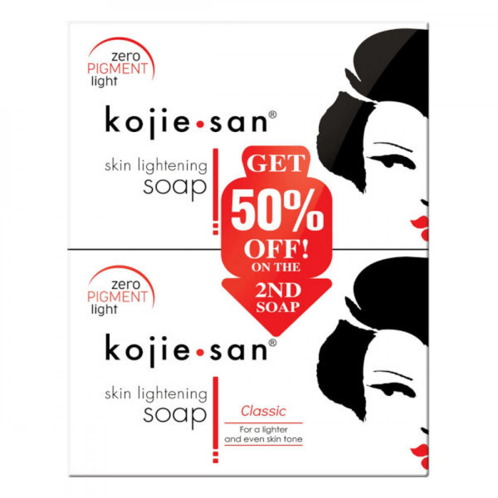 Kojie-San Skin Lightening Soap 2 x 135gm  Kojie-San Skin Lightening Soap 2 x 135gm