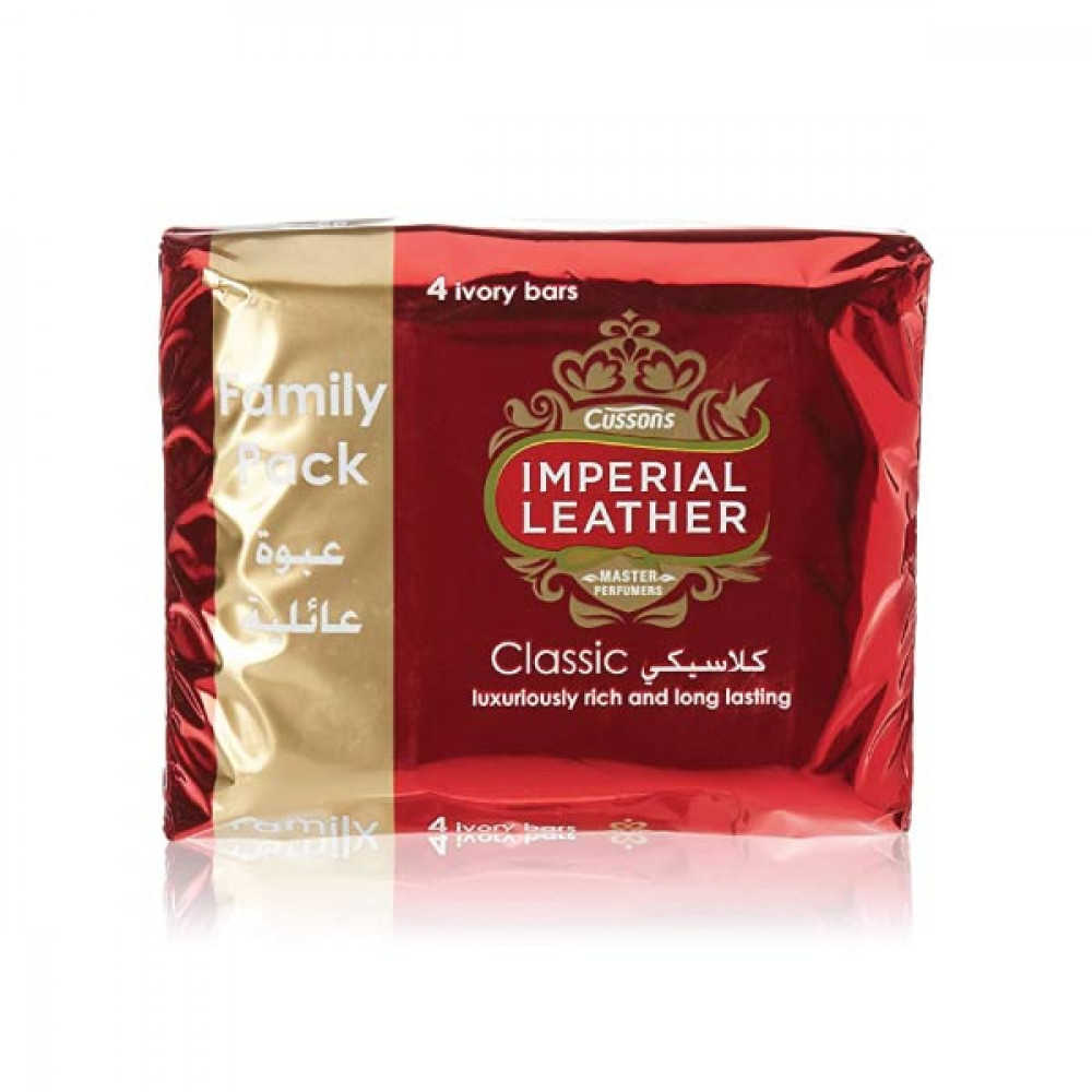 Imperial Leather Soap Classic 4 x 175gm  Imperial Leather Soap Classic 4 x 175gm