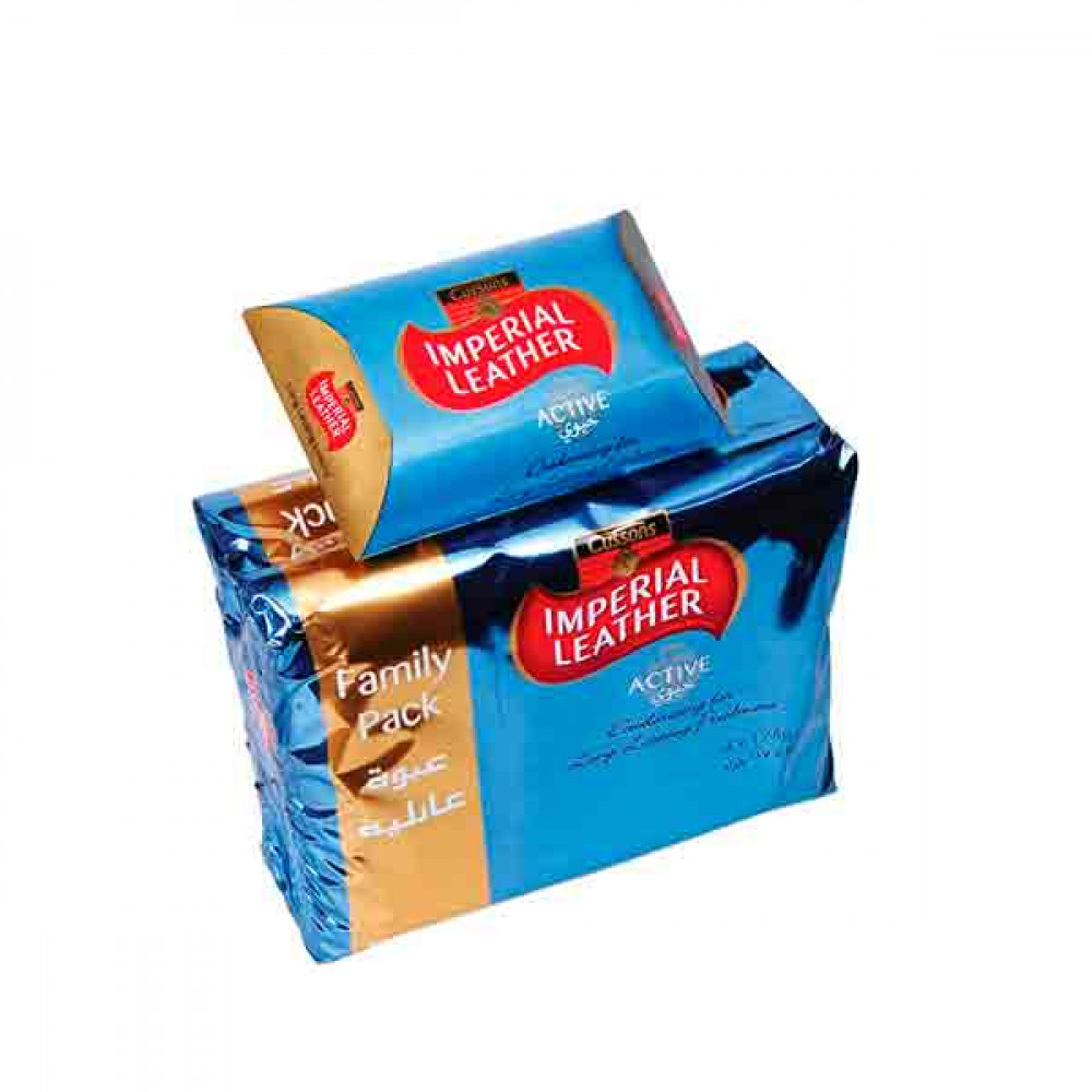 Imperial Leather Soap Active 4 x 175gm  Imperial Leather Soap Active 4 x 175gm