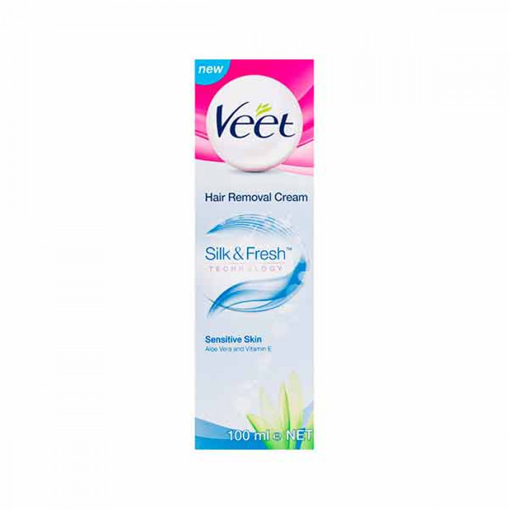 Veet Hair Removal Cream Sensitive Skin 100ml  Veet Hair Removal Cream Sensitive Skin 100ml