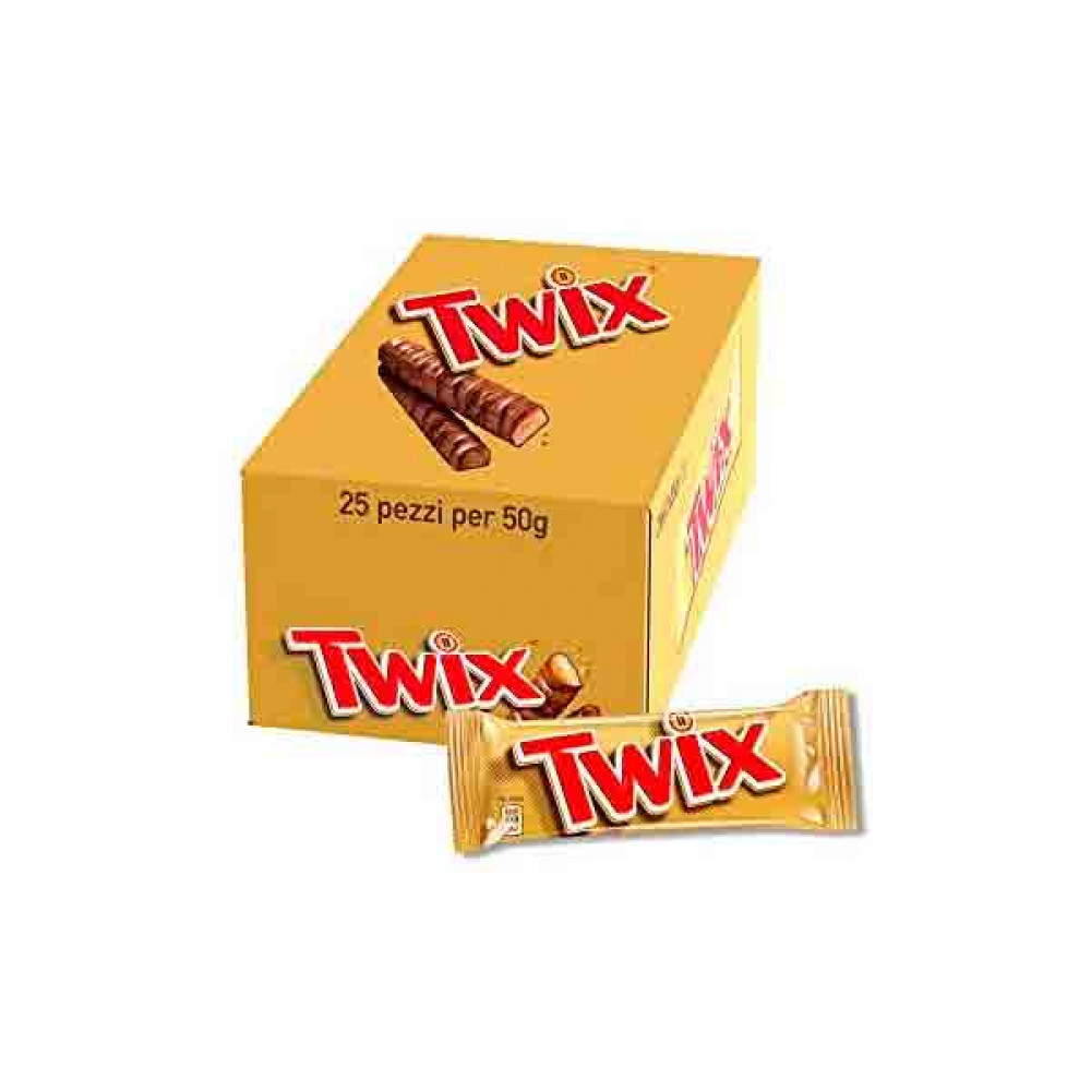 Twix Twin Chocolate 25 x 50gm  Twix Twin Chocolate 25 x 50gm