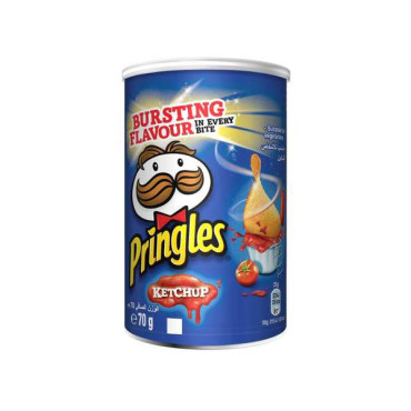 PRINGLES POTATO CRISPS KETCHUP 70GM 