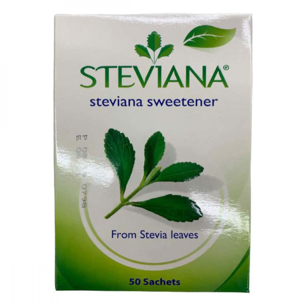 Steviana Sweetener From Stevia Leaves 50 Sachets  Steviana Sweetener From Stevia Leaves 50 Sachets