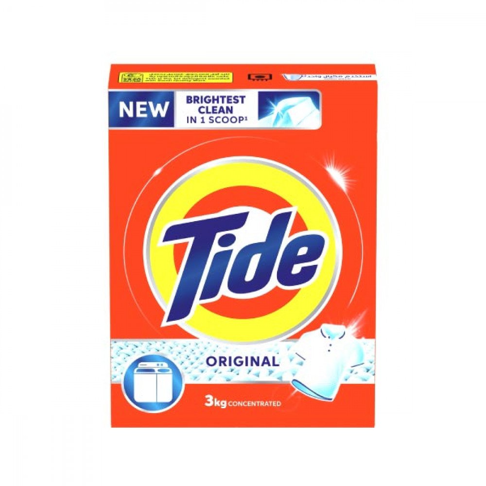 Tide Original Scent Detergent Powder Top Load 3Kg  Tide Original Scent Detergent Powder Top Load 3Kg