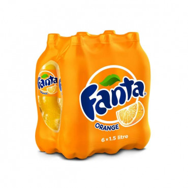 Fanta Orange Soft Drink 6 x 1.25Ltr 