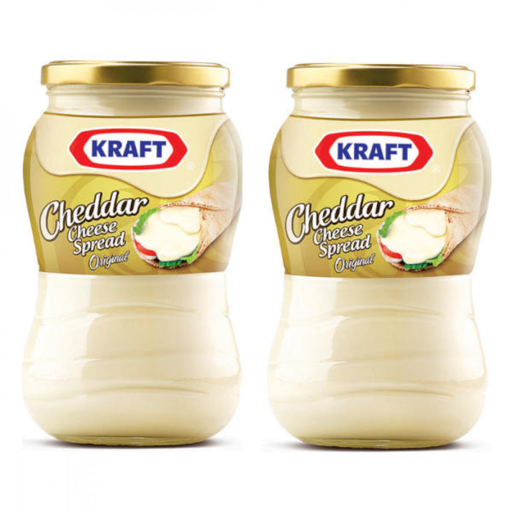 Kraft Cheddar Cheese Spread Original 2 x 480gm  Kraft Cheddar Cheese Spread Original 2 x 480gm
