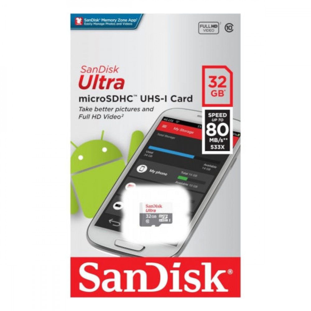 Sandisk Ultra MicroSD 32GB   Sandisk Ultra MicroSD 32GB