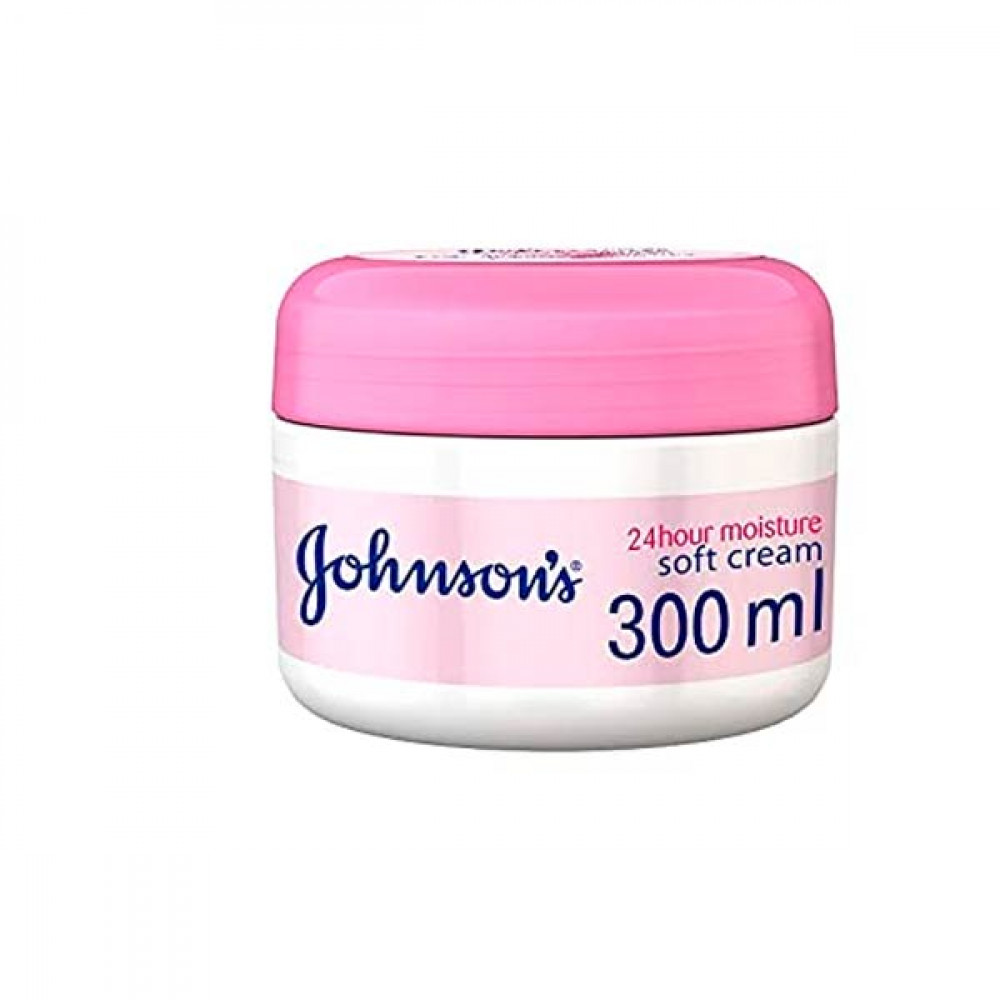 J & Johnson 24Hr Moisture Soft Cream 300ml  J & Johnson 24Hr Moisture Soft Cream 300ml