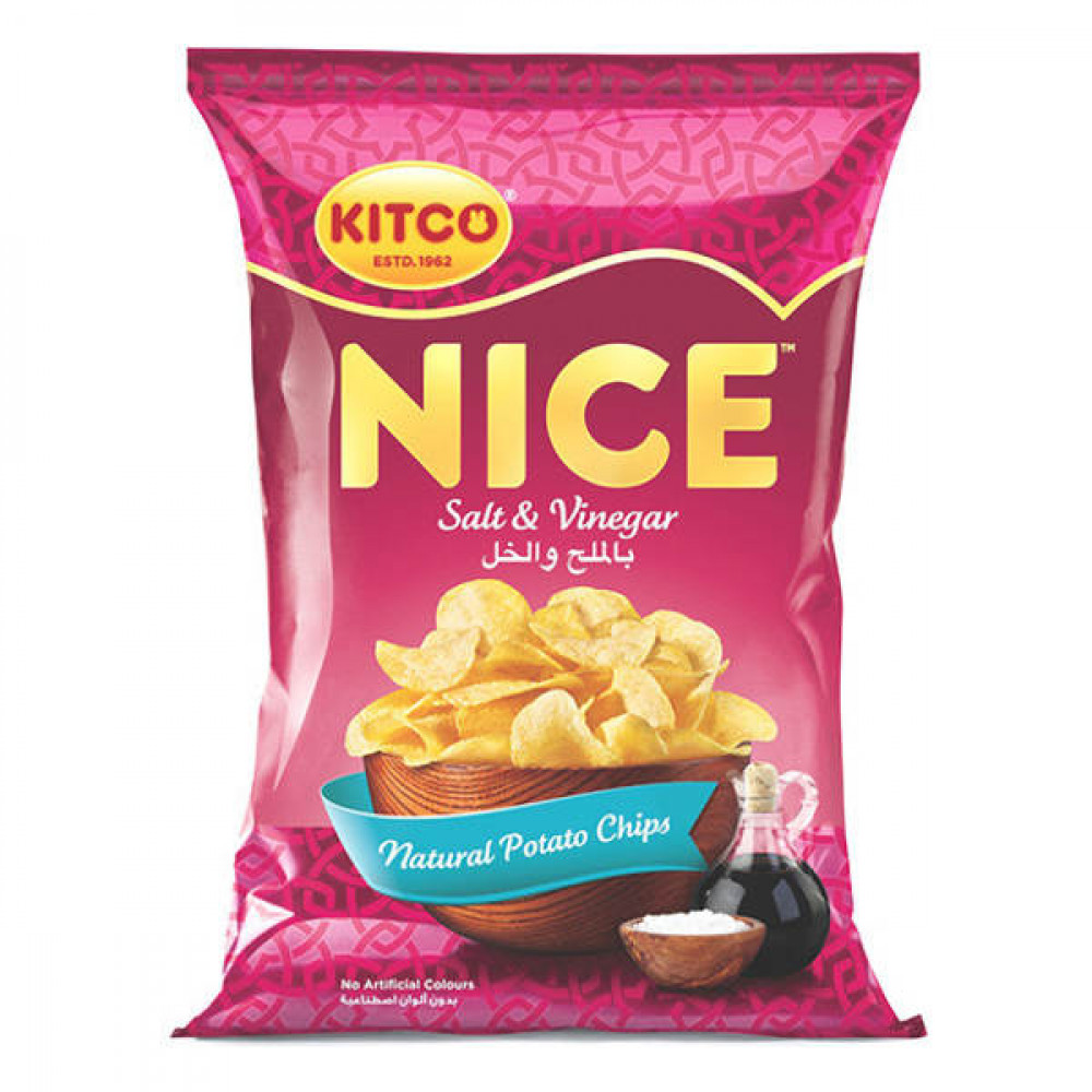 Nice Potato Chips Salt & Vinegar 30gm  Nice Potato Chips Salt & Vinegar 30gm