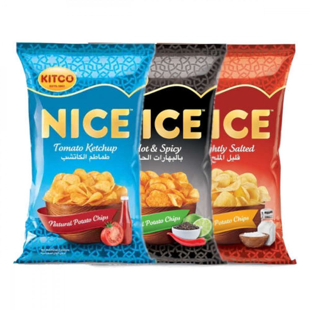 Kitco Potato Chips 3 x 167gm  Kitco Potato Chips 3 x 167gm