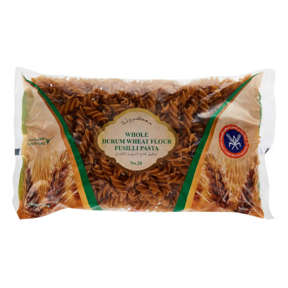 KFM Whole Durum Wheat Fusilli Pasta 400gm  KFM Whole Durum Wheat Fusilli Pasta 400gm