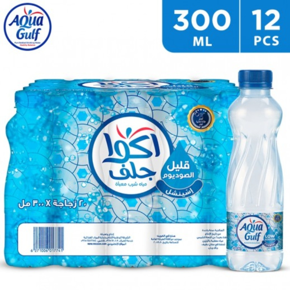 AQUAGULF DRINKING WATER LOW SODIUM 12S*300ML
