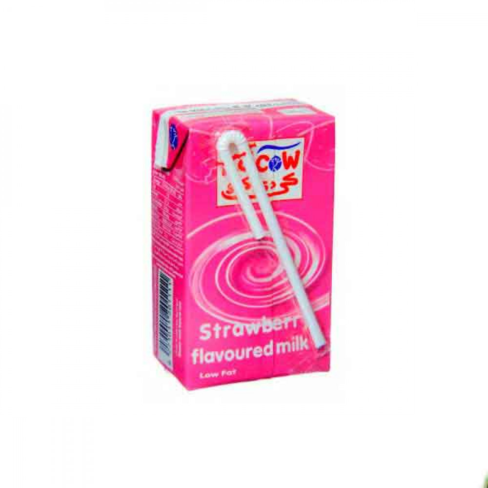 KD Cow Strawberry Milk 250ml  KD Cow Strawberry Milk 250ml