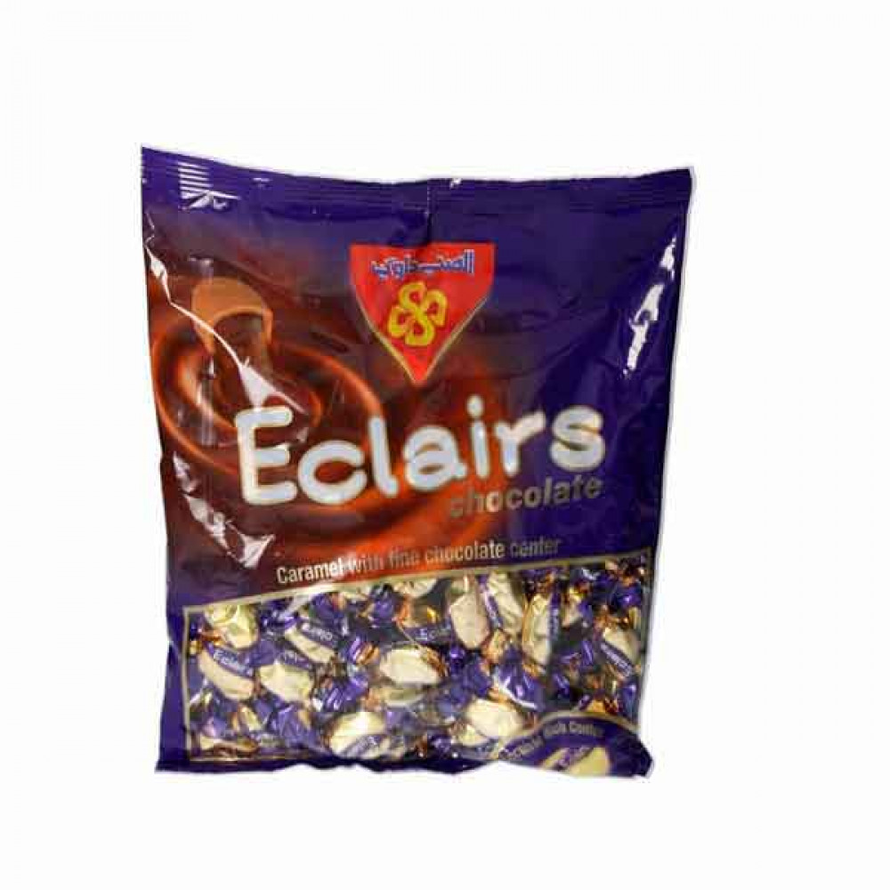 Al Seedawi Eclairs Caramel Filled With Chocolate 1Kg  Al Seedawi Eclairs Caramel Filled With Chocolate 1Kg