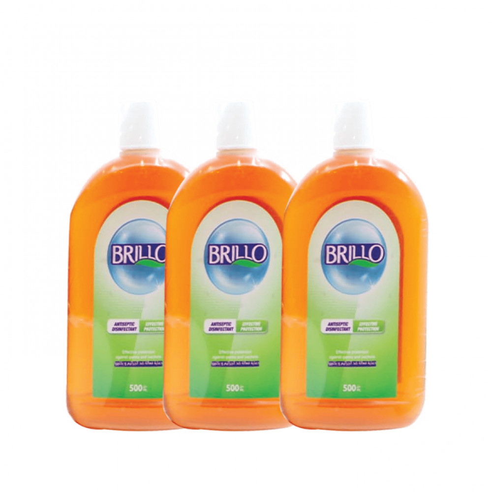 Brillo Antiseptic Disinfectant  3X500Ml