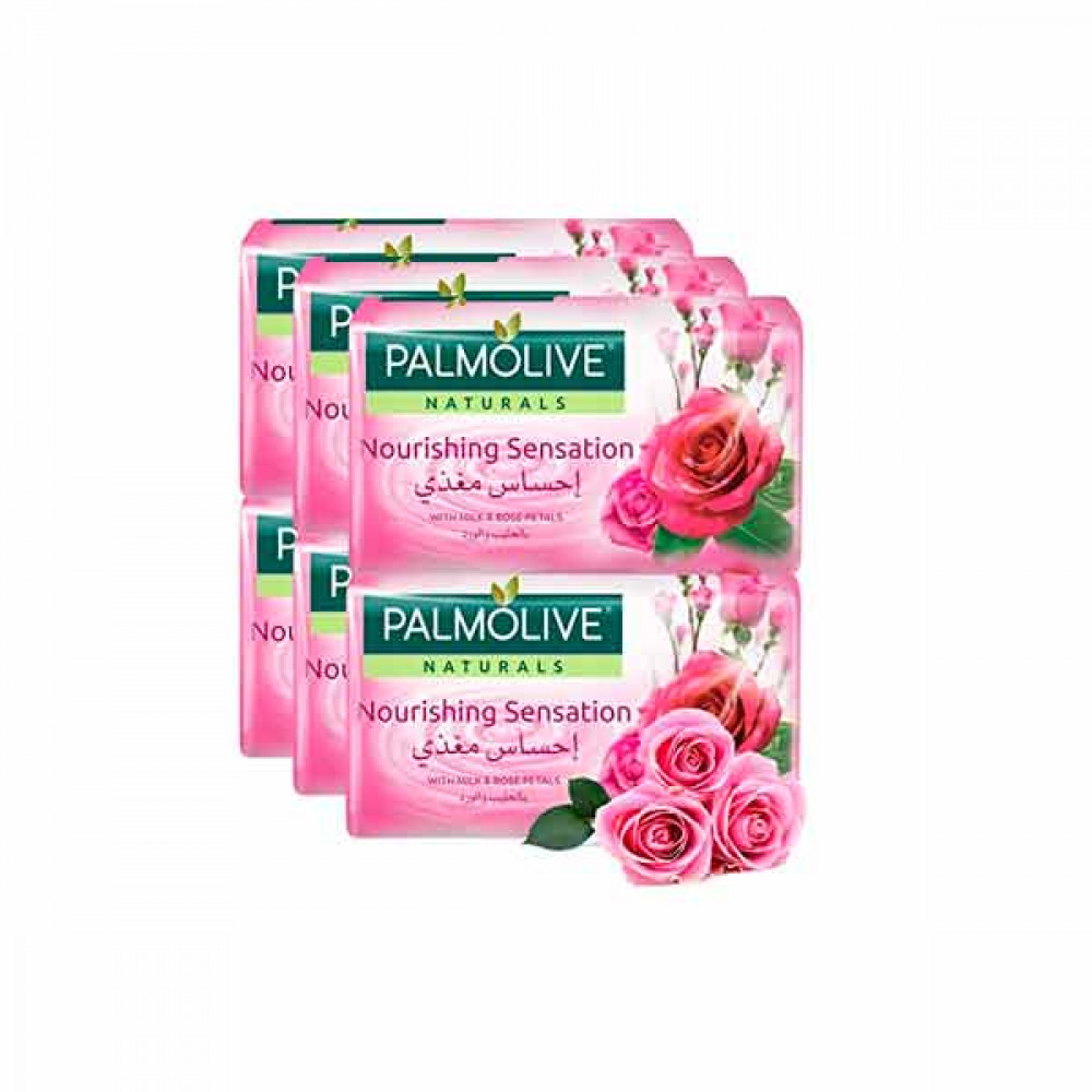Palmolive Nourishing Sensation Rose Soap 6 x 120gm  Palmolive Nourishing Sensation Rose Soap 6 x 120gm