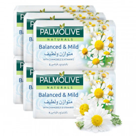 Palmolive Natural Soap Balanced &; Mild 6 x 120gm
