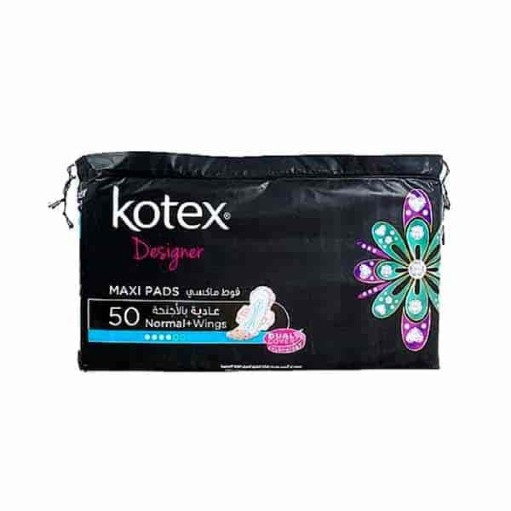 KOTEX MAXI PADS NORMAL WINGS COCO 50S 