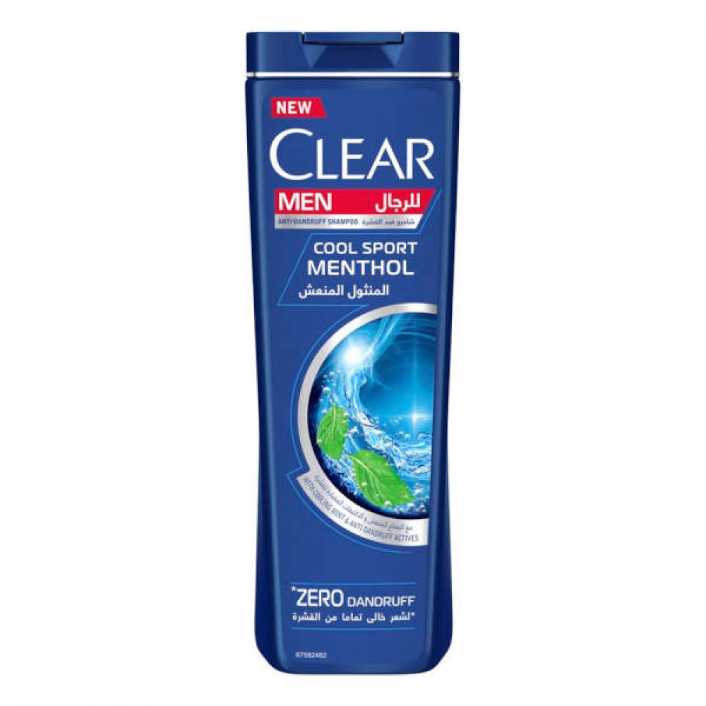 Clear Men Shampoo Cool Sport Menthol 400ml  Clear Men Shampoo Cool Sport Menthol 400ml
