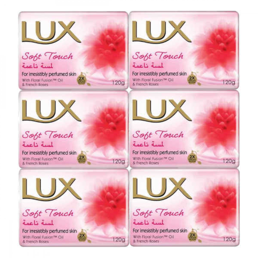 Lux Soap Soft Touch 6 x 120gm  Lux Soap Soft Touch 6 x 120gm