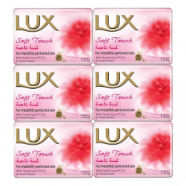 Lux Soap Soft Touch 6 x 120gm