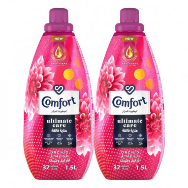 Comfort Ultimate Care Fabric Softener Orchid & Musk 2 x 1.4Ltr 